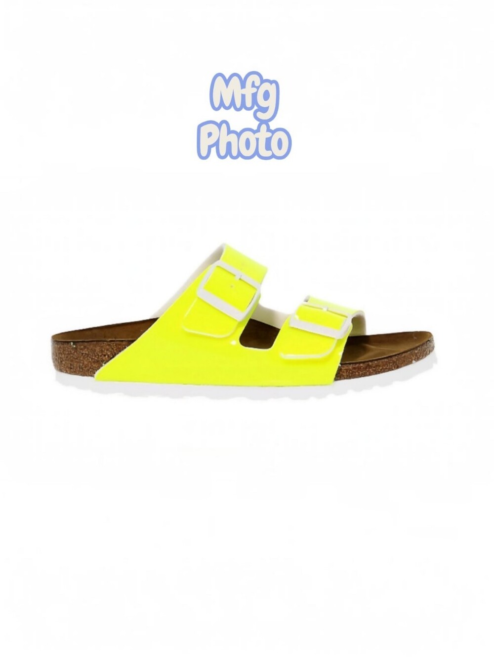 Birkenstock Arizona Neon Yellow Patent, Womens 39 EU (8 US)